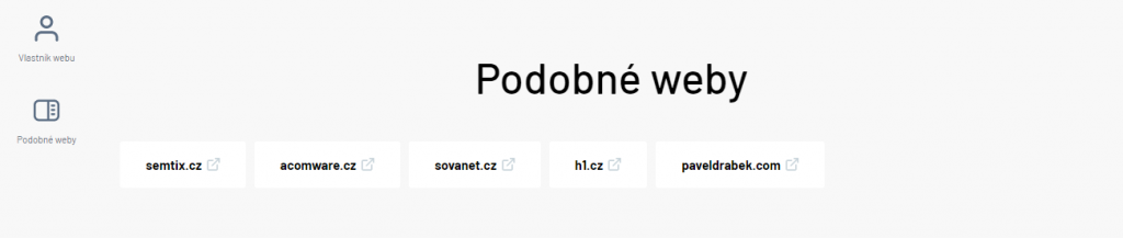 Najděte podobné weby