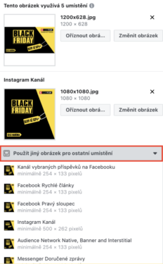 Přizpůsobte zobrazení reklamy danému umístění