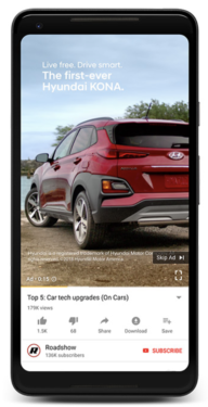 TrueView na mobilu