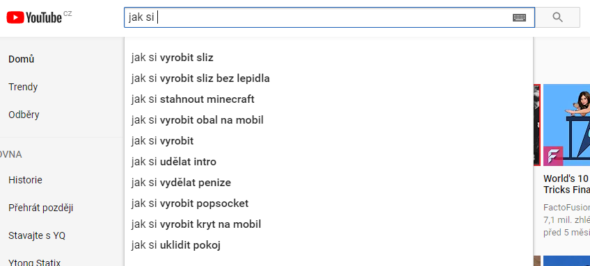 Hledání výrazů