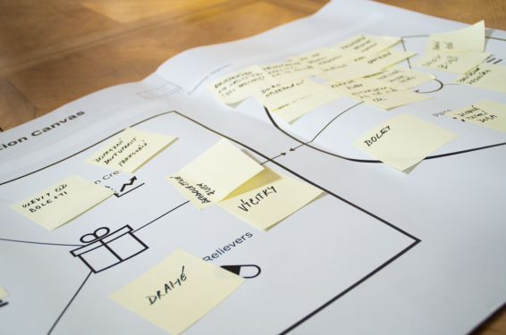 Ukázka Value Proposition Canvas na službu s dentální hygienou